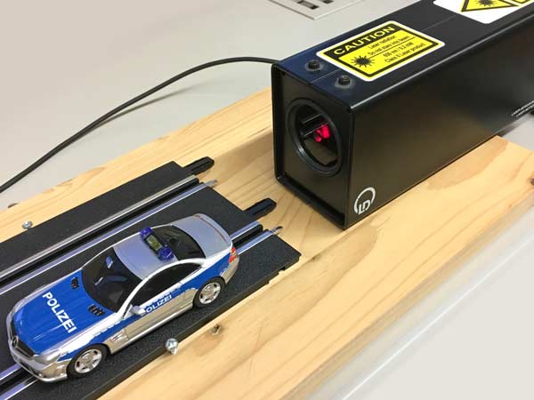 Geschwindigkeitsmessung mit Laserentfernungssensor