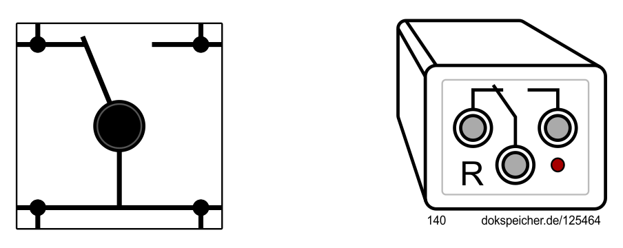 mechanischer Umschalter und Relais M (524446)